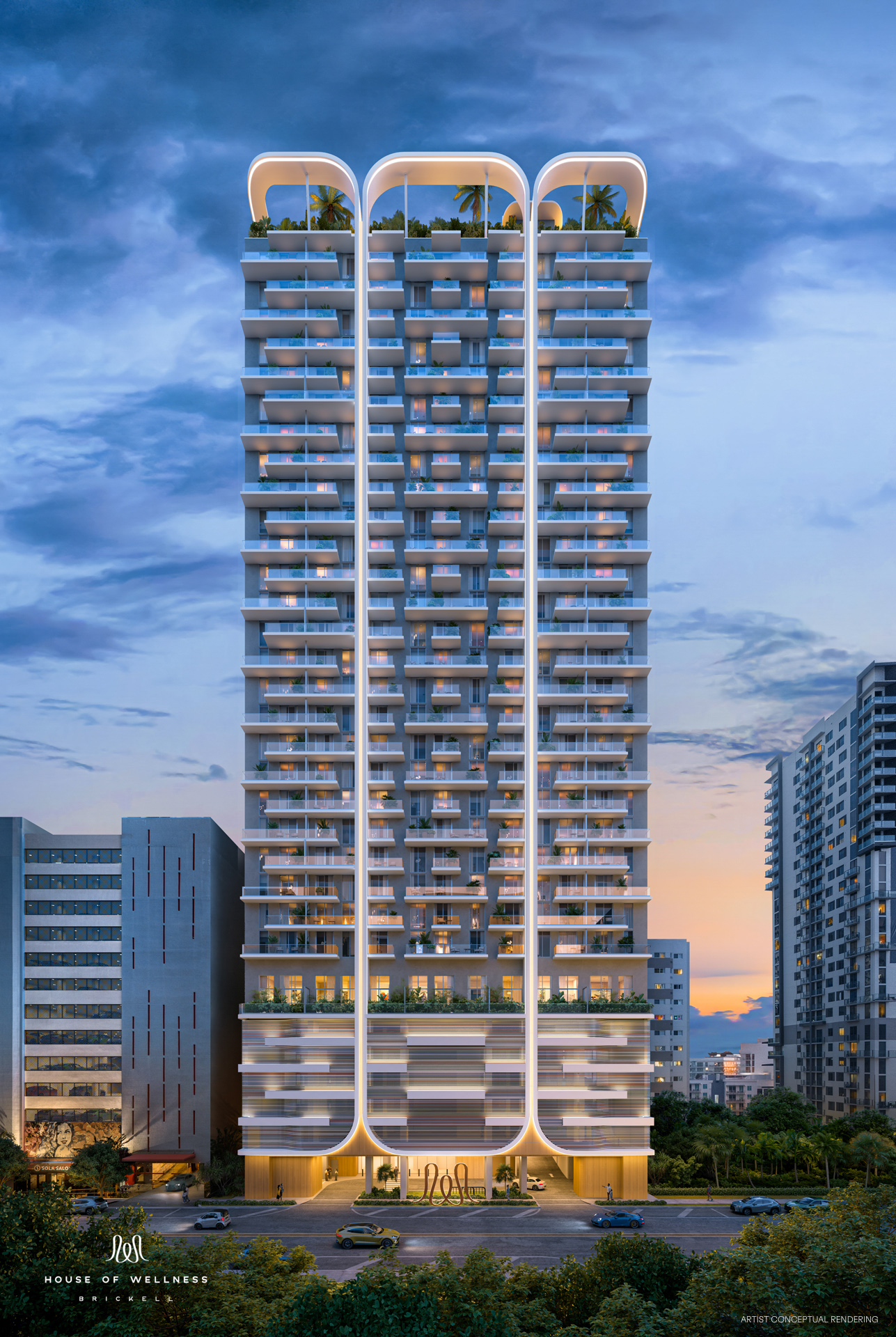 Fachada do House of Wellness Brickell